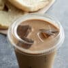 Strawless PET Sip Lid, Fits 12-24oz Clear PET Cups