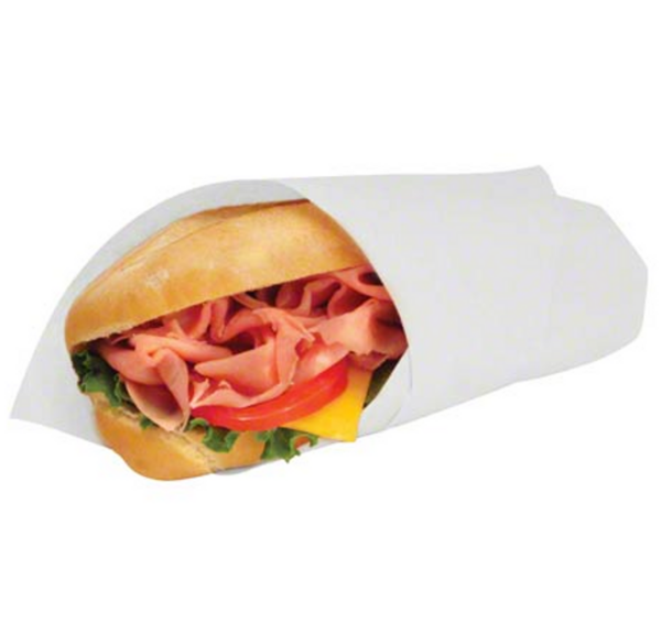 15x16" Grease Resistant Wrap and Liner, White (3000/case)