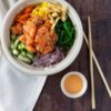 compostable fiber bowl and sauce cup