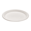 10" Round Fiber Plate, White, 500 case