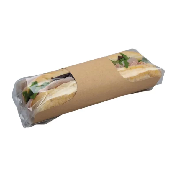 10x8" PP Baguette Wrap (500/case)