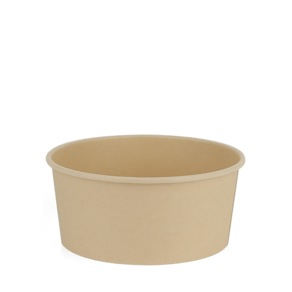24 oz Kraft Paper Salad Bowl, PLA Lined (360/case)