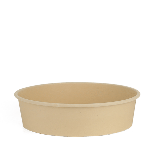 26 oz Kraft Paper Salad Bowl, PLA Lined (200/case)