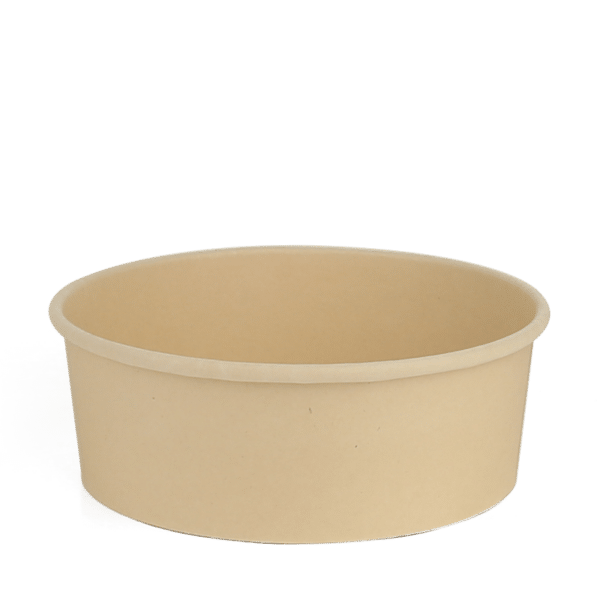 40 oz Kraft Paper Salad Bowl, PLA Lined (200/case)