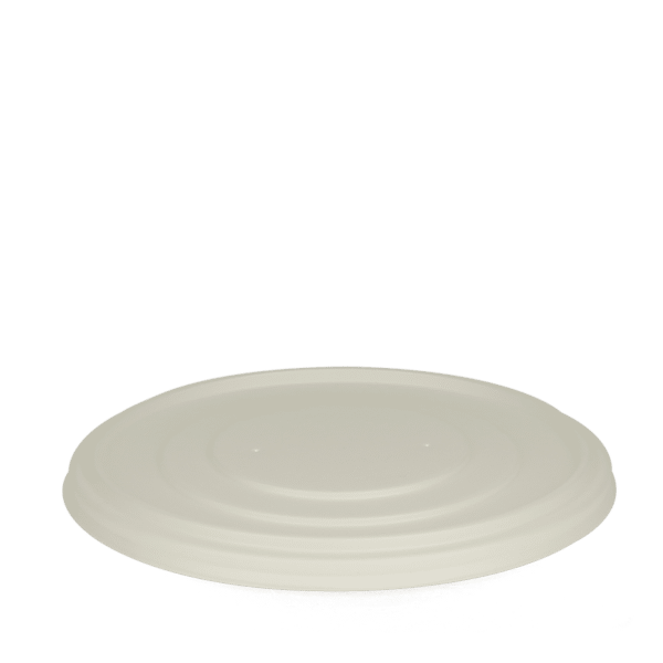 Clear CPLA Lid - fits 26-40 oz Kraft Paper Salad Bowls (1000/case)