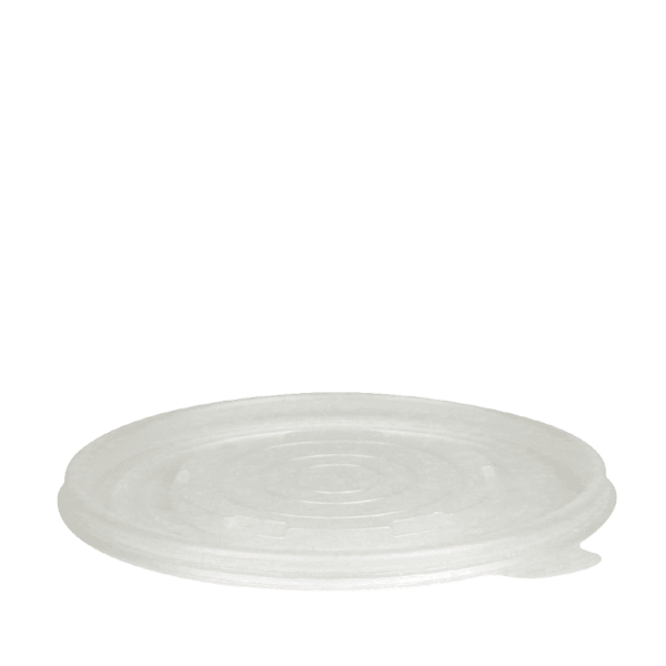Clear PP Lid - fits 26-40oz Kraft Paper Salad Bowls (200/case)
