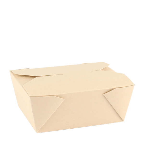 #4 Paper Folder Carton, Brown Kraft, PLA Lined (200/case)
