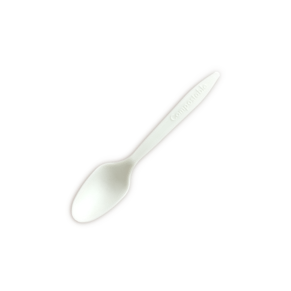 5" Compostable Teaspoon, White (2000/case)