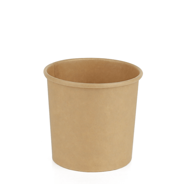 12 oz Tall Kraft Paper Soup Container, PE Lined (1000/case)
