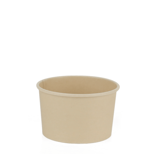 6 oz Kraft Paper Soup Container, PLA Lined (1000/case)