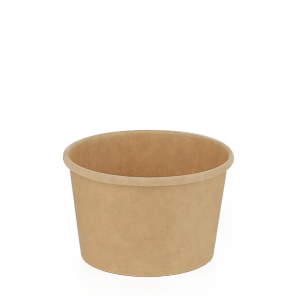 8 oz Kraft Paper Soup Container, PE Lined (1000/case)