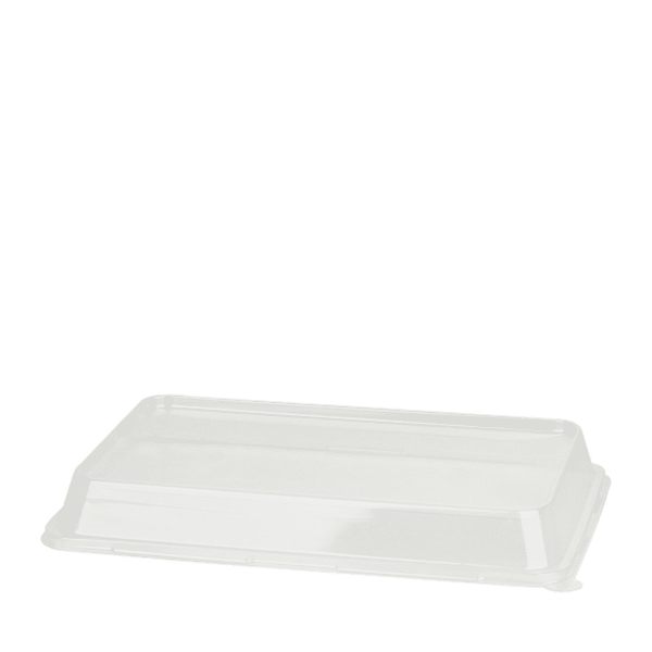 Clear PET Lid, Dome - fits 32 oz Fiber Food Container (500/case)