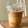 Strawless PET Sip Lid - fits 12-24oz Clear PET Cups