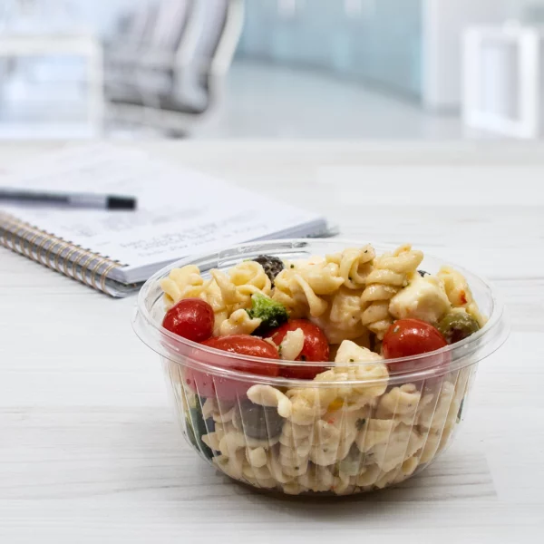 16 oz Round PET Bowl, Clear