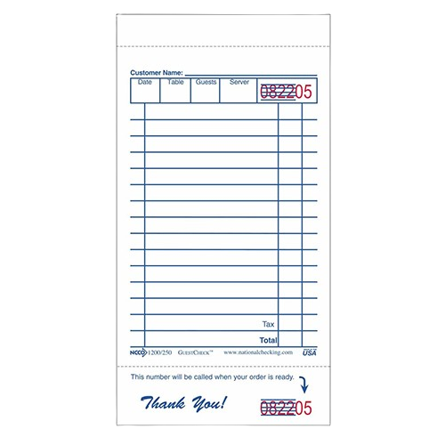 Image of Guest Checks