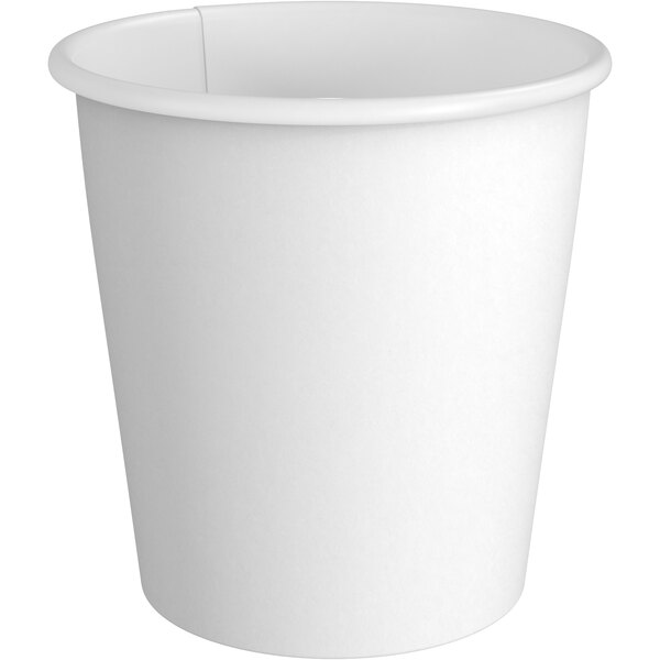 12 oz Paper Hot Cup, White <br>(1000 cups / case)