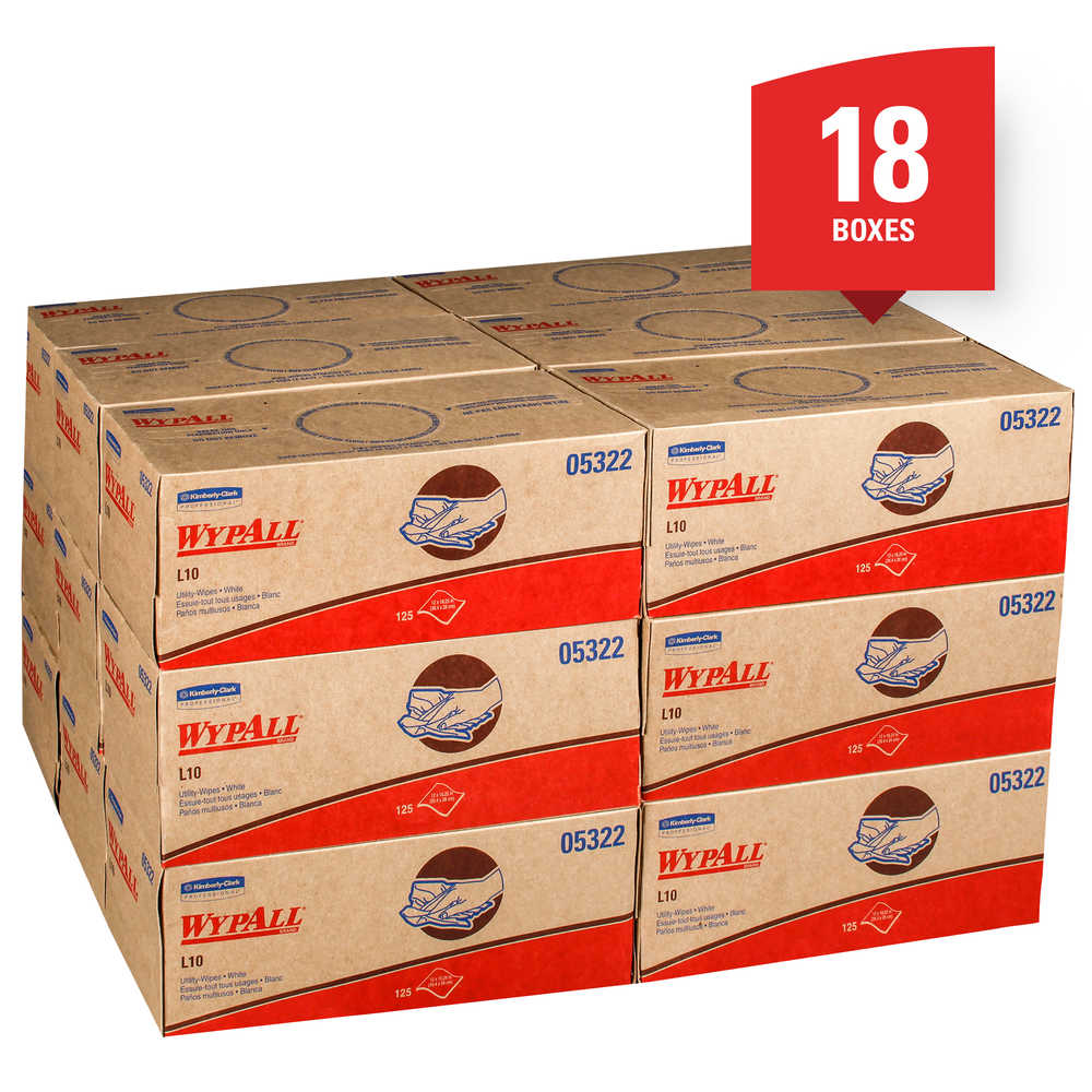 Wypall® L10 Utility Towels - 12" x 10.25" <br>(2250 units / case) - Image 3
