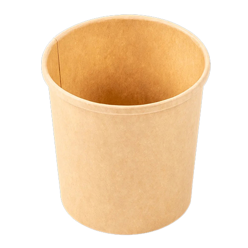 AmerCare Royal 16 oz. Kraft Paper Food Container <br>(500 units / case)